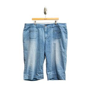 Apt. 9 Long Jean Shorts, Size 22W